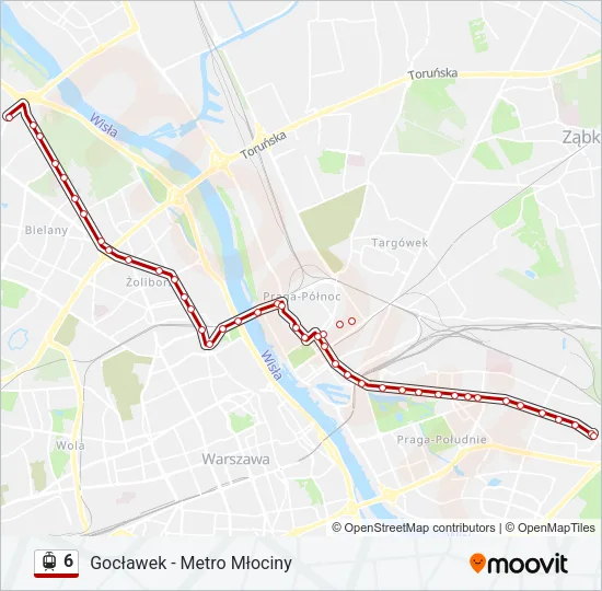 6 Light Rail Line Map