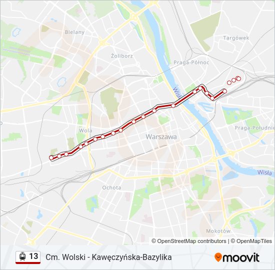 13 Light Rail Line Map