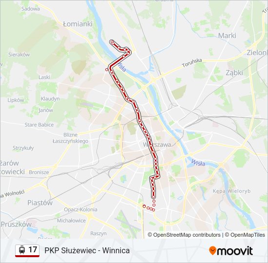 17 light rail Line Map