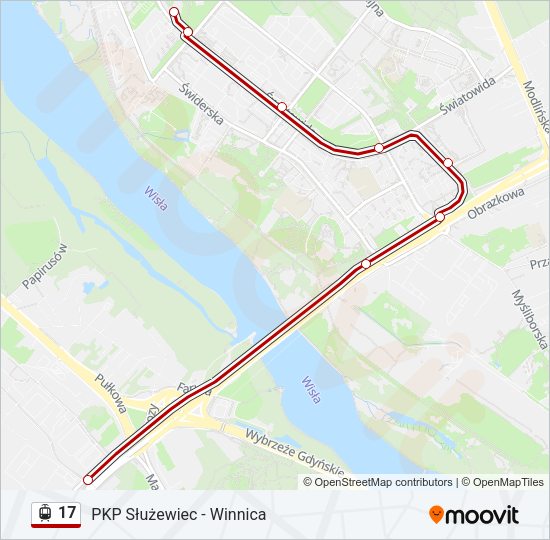 17 light rail Line Map