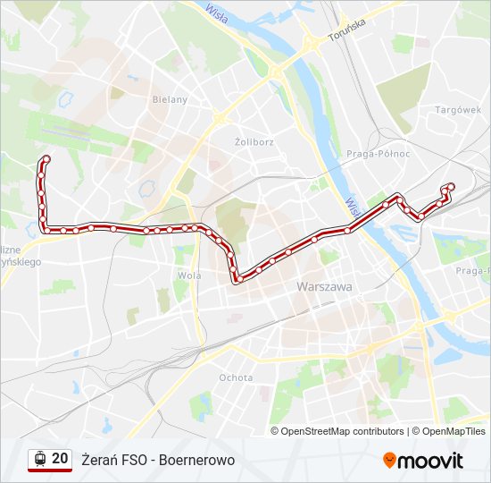 20 light rail Line Map