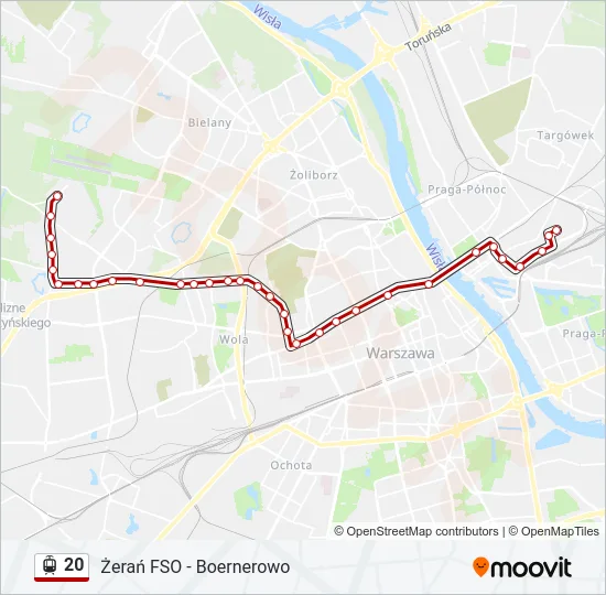 20 Light Rail Line Map