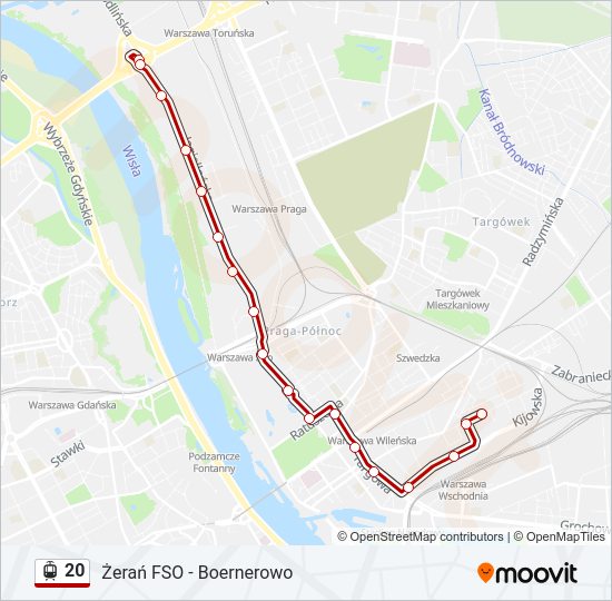 20 light rail Line Map