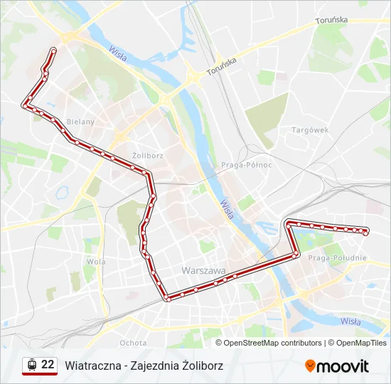 22 Light Rail Line Map