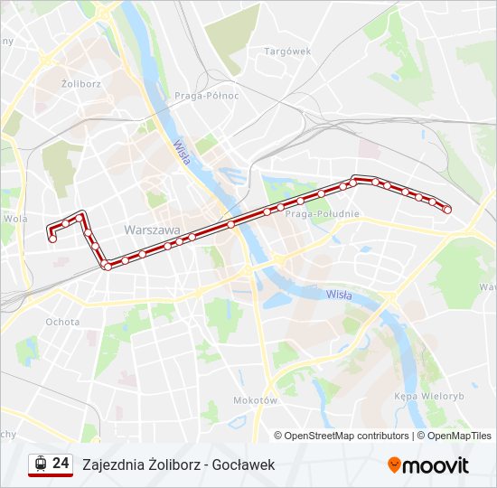 24 light rail Line Map