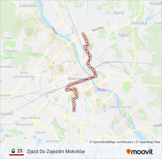 25 light rail Line Map