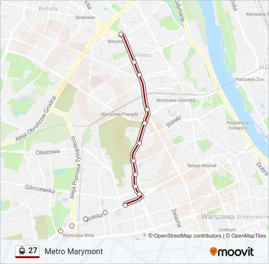 27 Light Rail Line Map