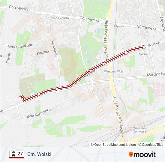 27 Light Rail Line Map