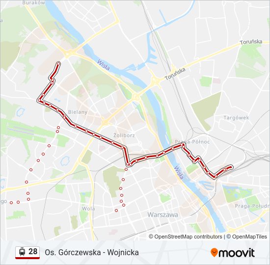 28 Light Rail Line Map