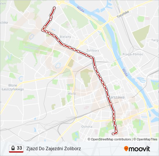 33 Light Rail Line Map