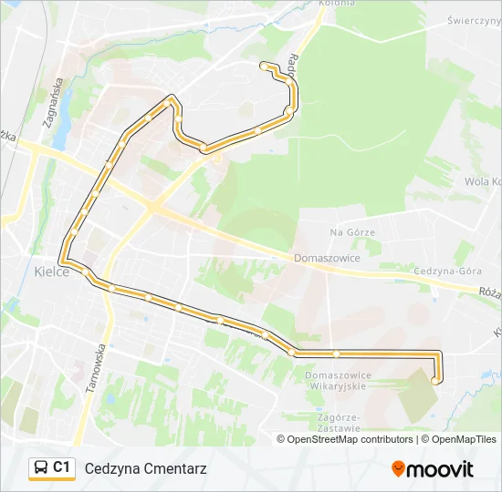 C1 Bus Line Map