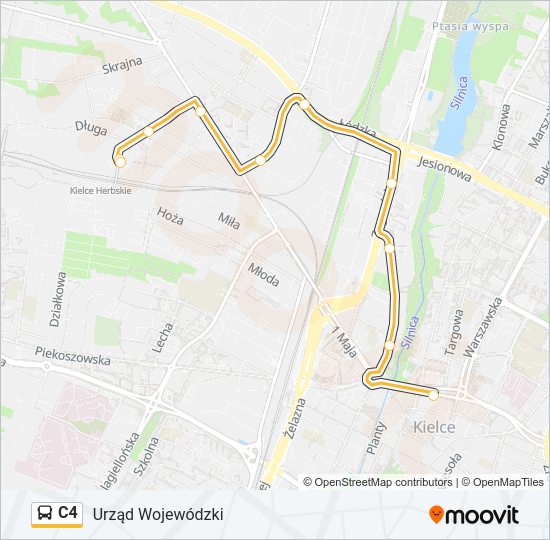 C4 bus Line Map