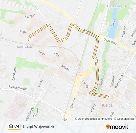 C4 Bus Line Map