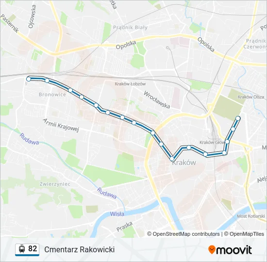 82 Light Rail Line Map