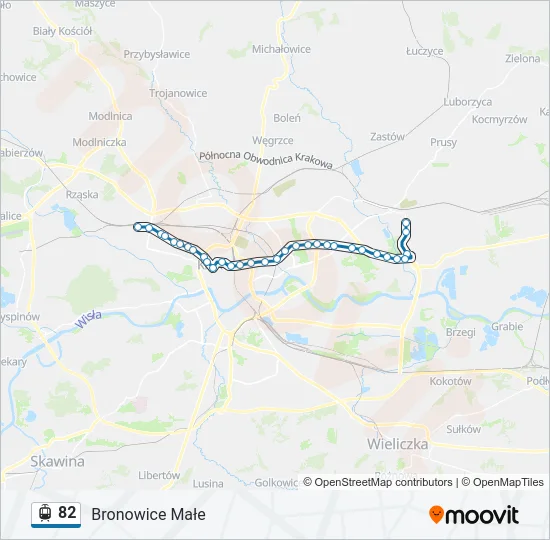 82 Light Rail Line Map