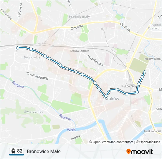 82 Light Rail Line Map