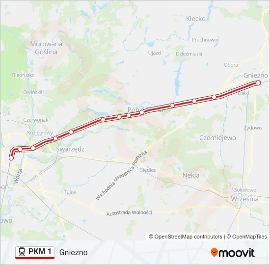 PKM 1  Line Map