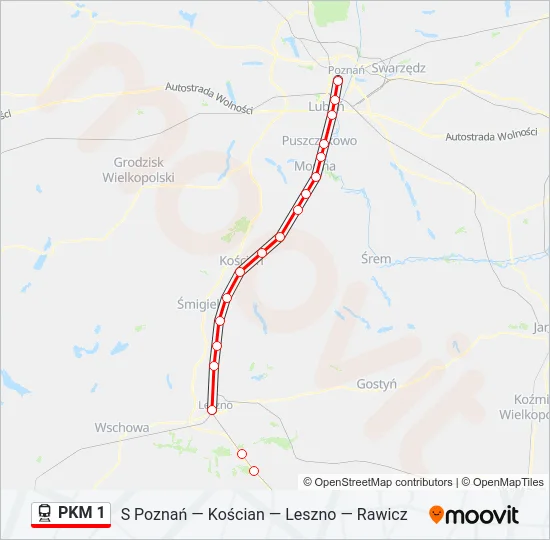 PKM 1  Line Map