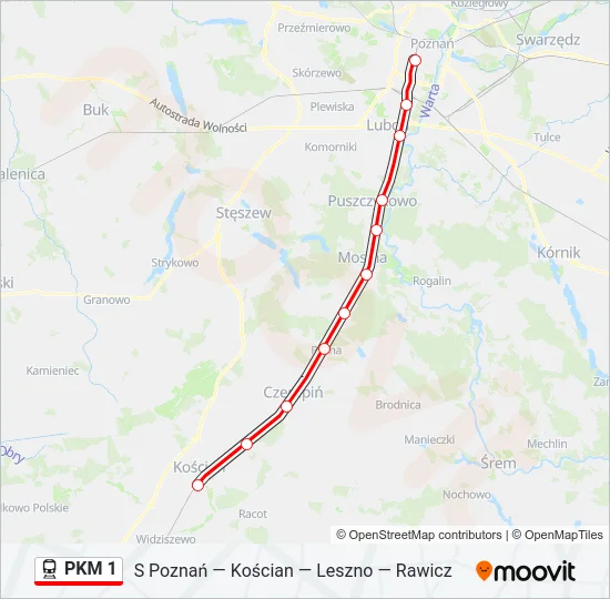 PKM 1  Line Map