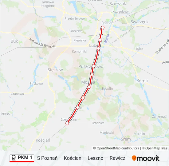 PKM 1  Line Map