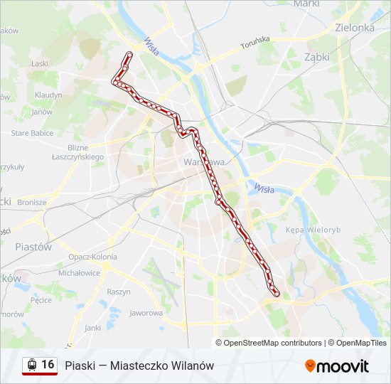 16 light rail Line Map