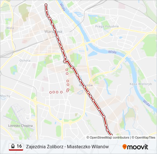 16 light rail Line Map