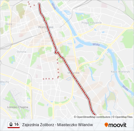 16 light rail Line Map