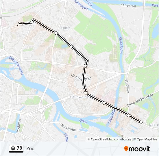 78 light rail Line Map