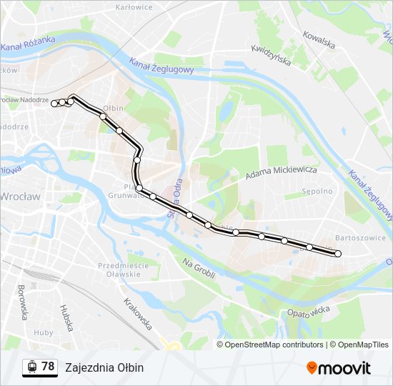 78 light rail Line Map