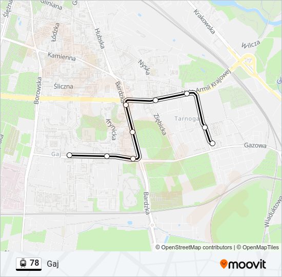 78 Light Rail Line Map