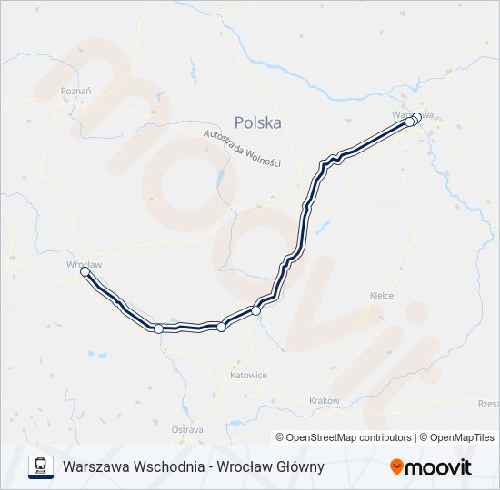 EIP 1604 train Line Map