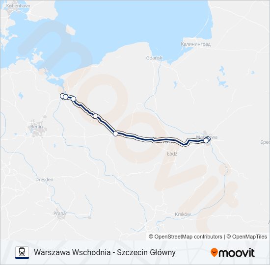 EIP 1800 Train Line Map