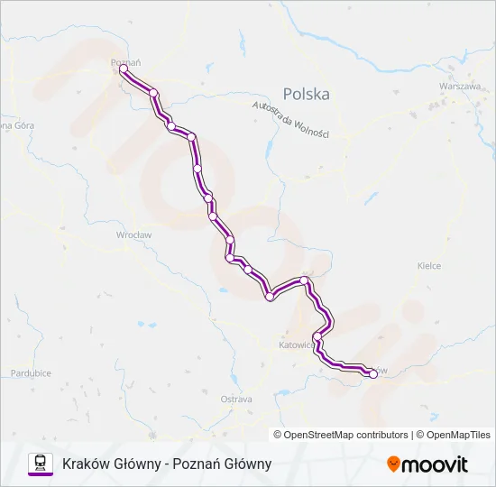 TLK 37100 Train Line Map