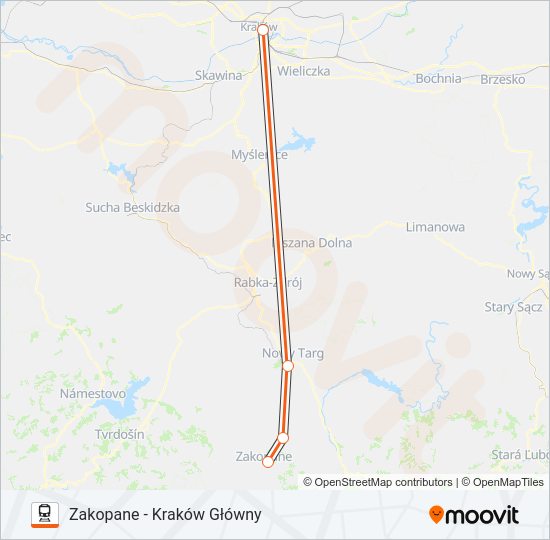 IC 30108 Train Line Map