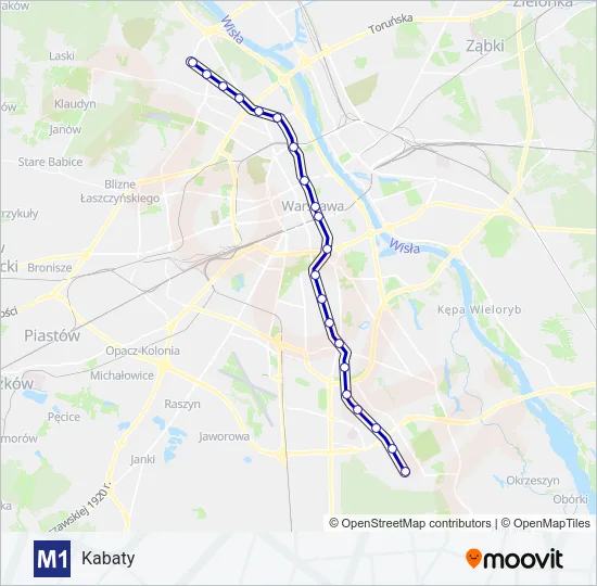  M1: карта маршрута