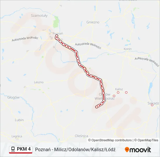 PKM 4 Train Line Map