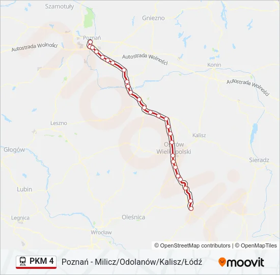 PKM 4 Train Line Map