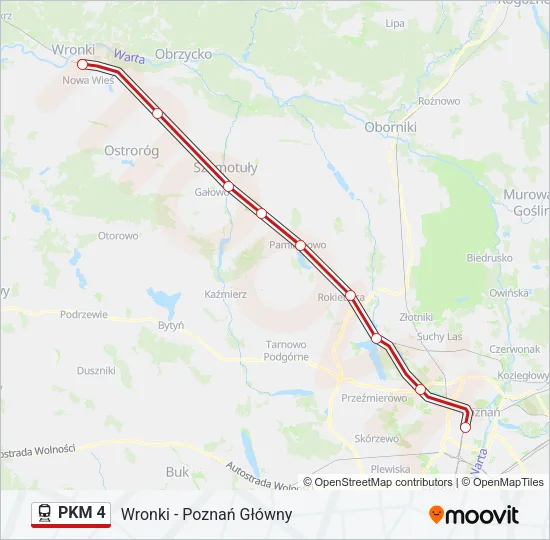 PKM 4 Train Line Map