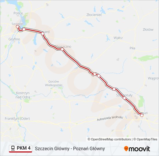 PKM 4 train Line Map