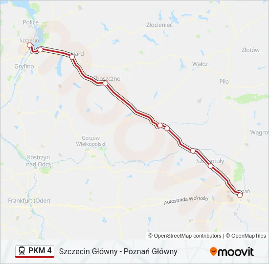PKM 4 Train Line Map