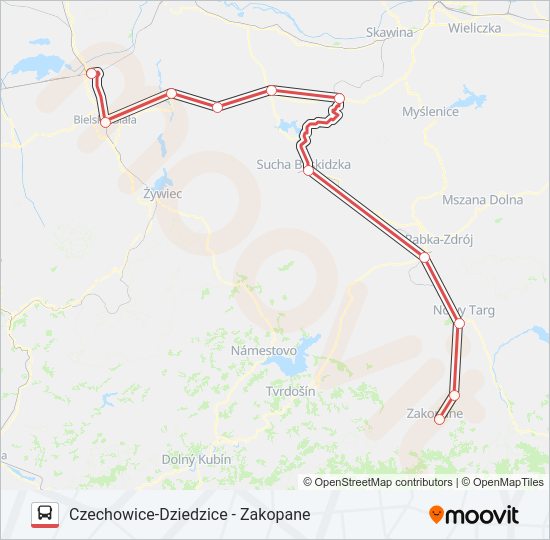 ZKA IC 43107 bus Line Map