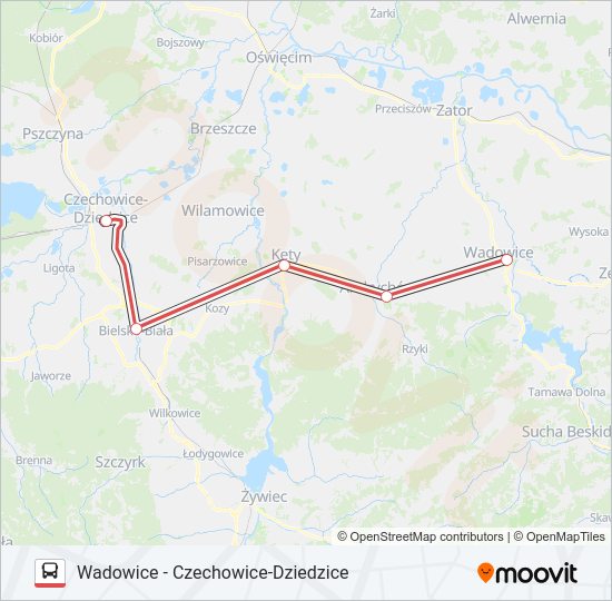 ZKA IC 44125 bus Line Map