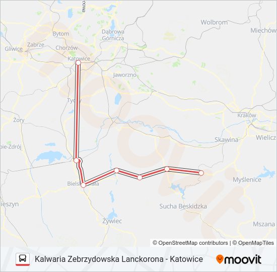 ZKA IC 44171 bus Line Map