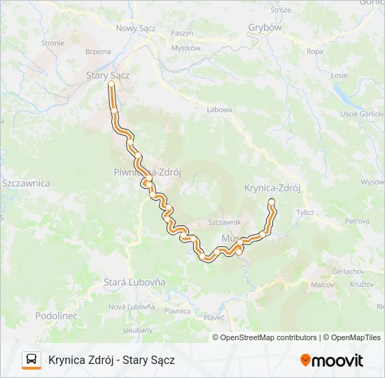 Автобус ZKA REG 0: карта маршрута