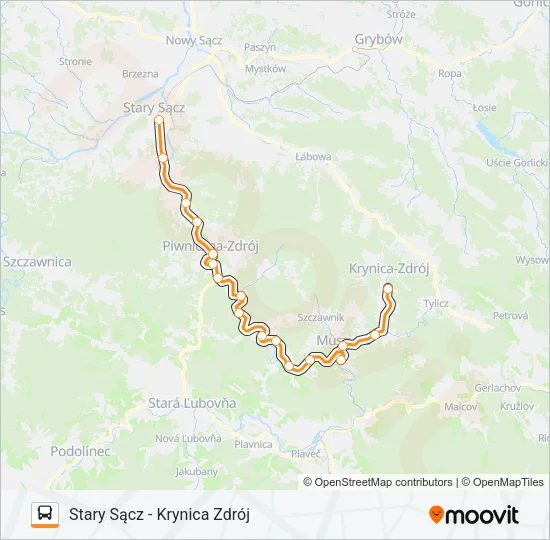 Автобус ZKA REG 1: карта маршрута