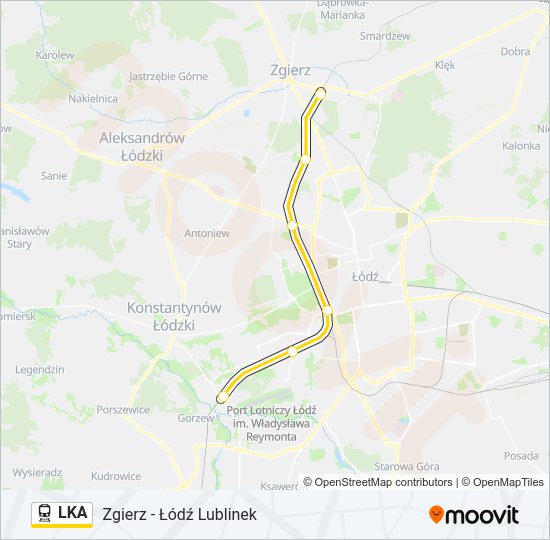 LKA Train Line Map