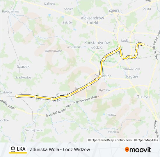 LKA Train Line Map