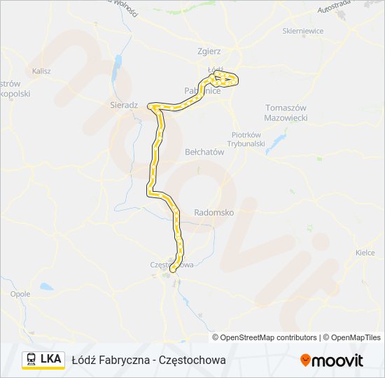 LKA train Line Map