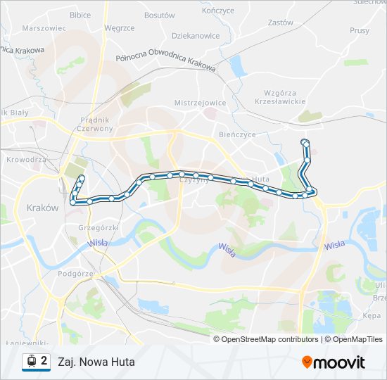 2 Light Rail Line Map