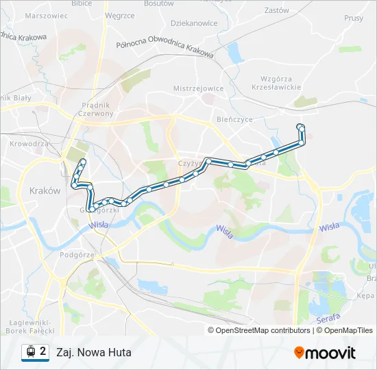 2 Light Rail Line Map